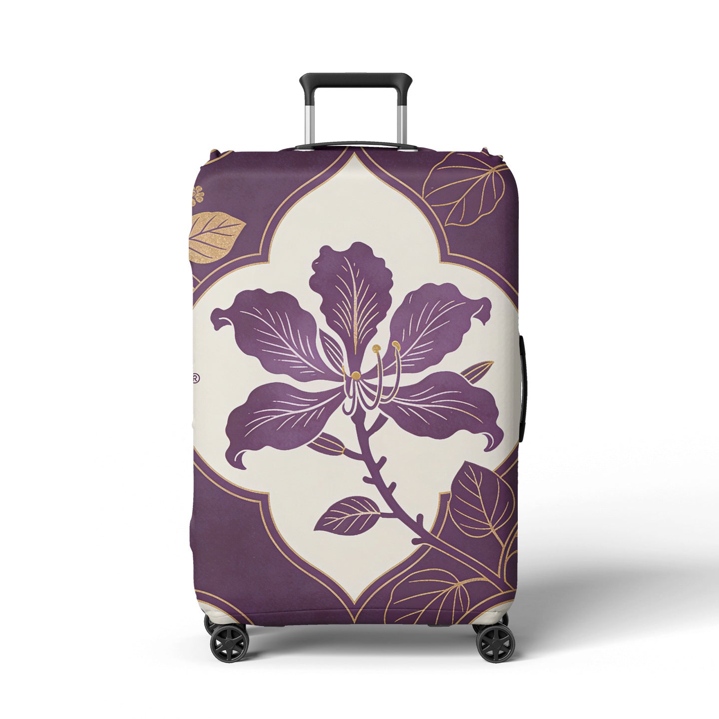 Damen Kofferschutz mit eleganten Blumenmuster Brehn