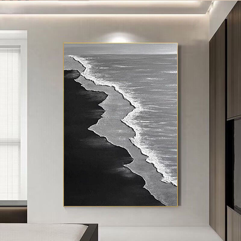 Modern Monochrome Leinwand Kunstwerk
