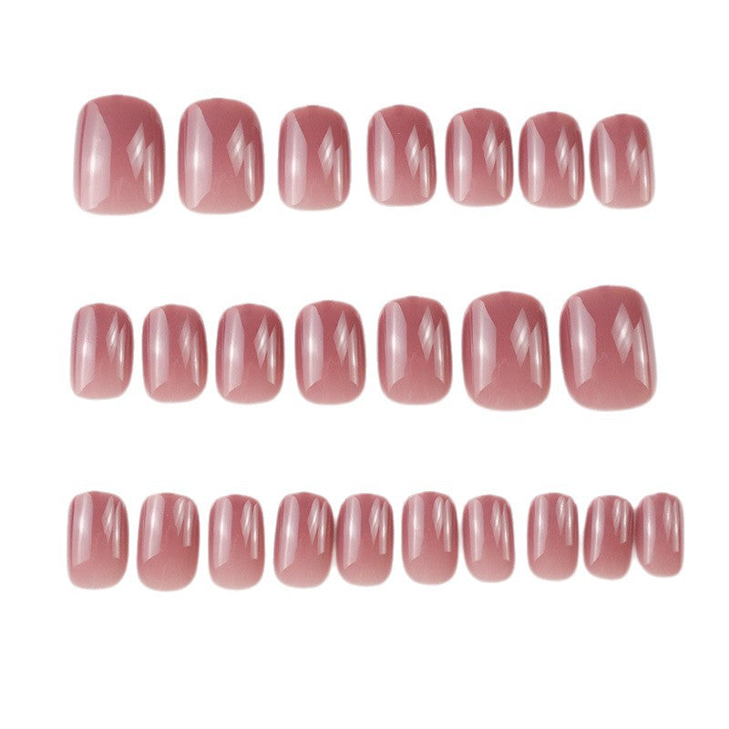 Minimalist Glänzendes Press-On Nail Set Brehn