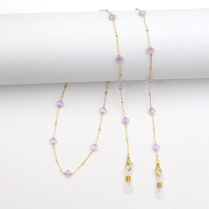Elegante, kristallgestaltete Brillenband Brehn