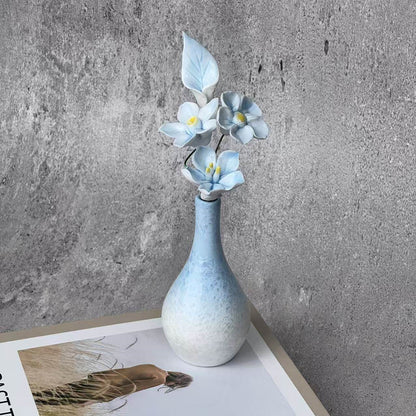 Elegante florale dekorative Vase
