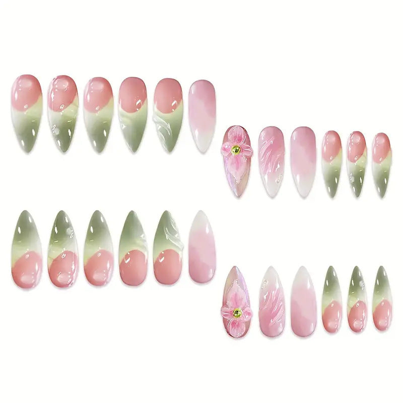 Florale Kunst Acryl-Nagelverlängerungen Brehn 1789447284