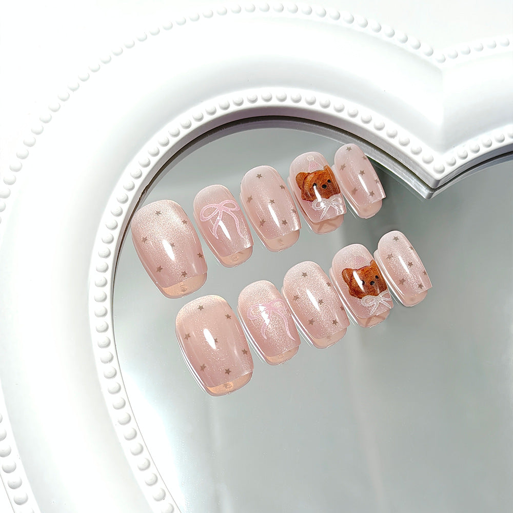 Exquisite Nagelkunst mit Niedlichen Hundefilm-Motiven Brehn