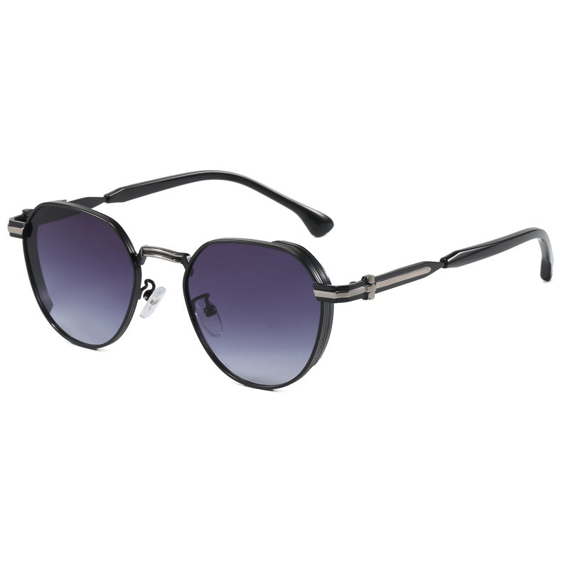 Damen geometrische Sonnenbrille im modernen Design Brehn