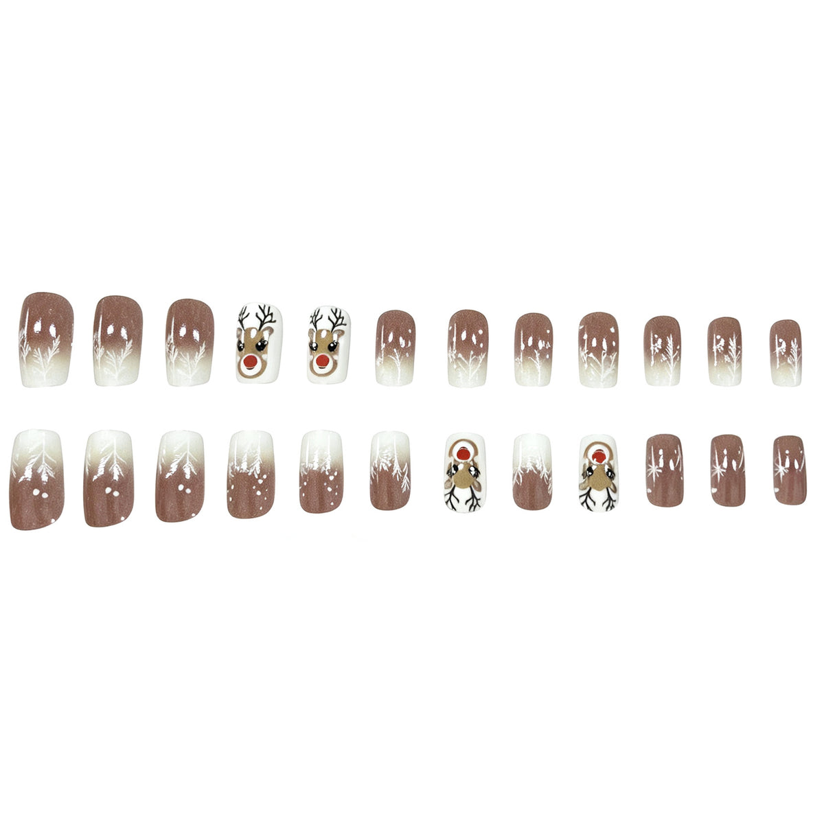 Festliches Rentier-Nageldesign Brehn