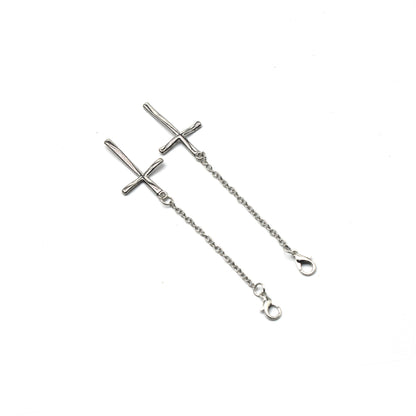 Eleganter Kreuz-Design Ketten-Brillenhalter Brehn