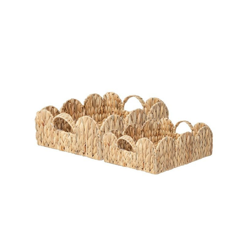 Dekorative geflochtene Tasche