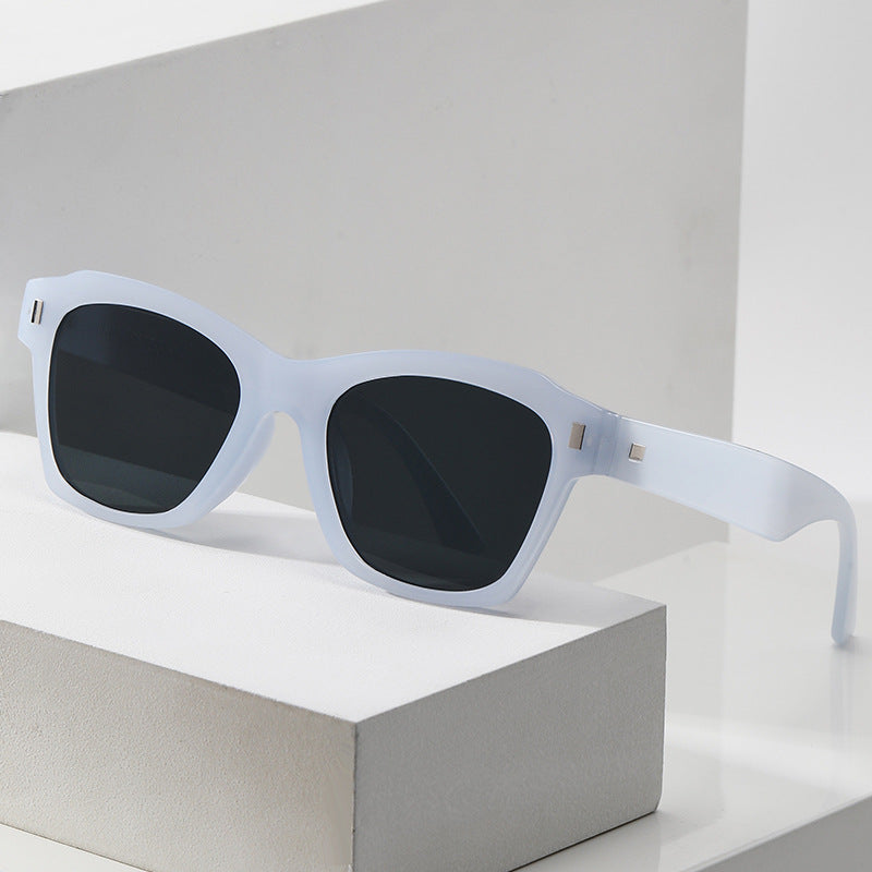 Damen modische Sonnenbrille mit transparentem Rahmen und hochwertigem UV-Schutz Brehn