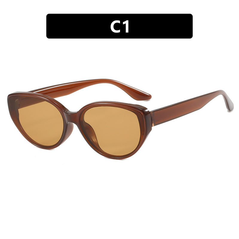 Damen modische Sonnenbrille mit einzigartiger Katzenaugenform Brehn
