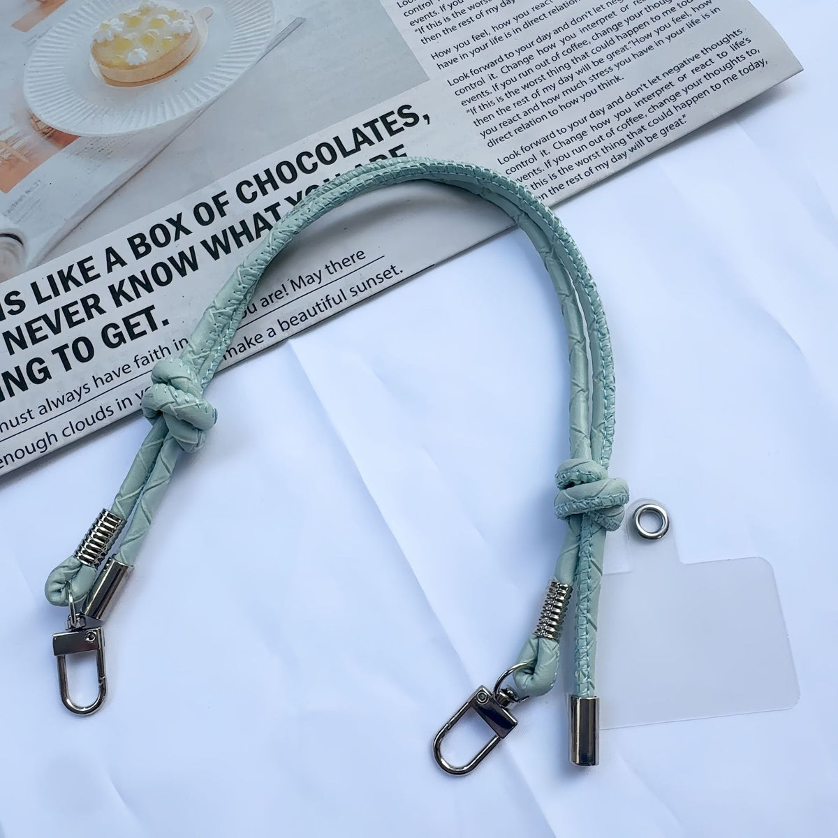 Premium geflochtener Lanyard mit ID-Halter Brehn