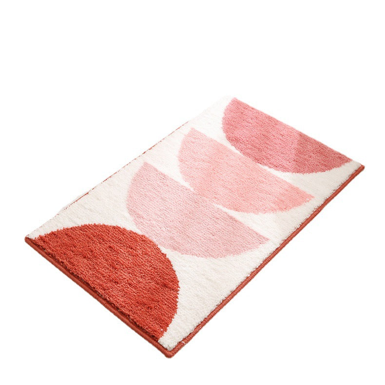 Weicher absorbierender Badezimmerteppich