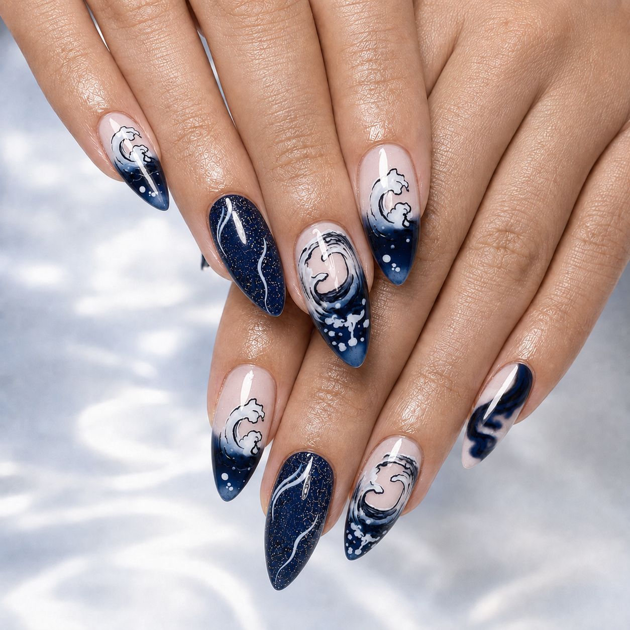 Premium Nagelset mit maritimem Design Brehn