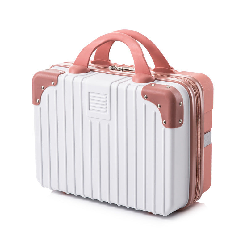 hartschalen kosmetik reisetasche mit doppelten obergriffen und verstärkten eckenprotektoren Brehn