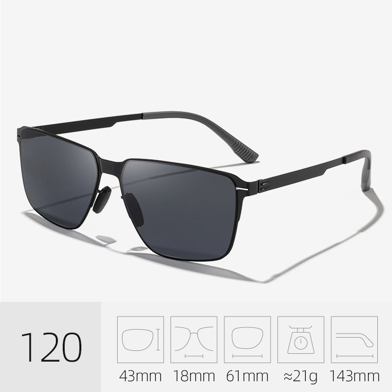 Klassische Übergroße Quadratische Sonnenbrille Brehn