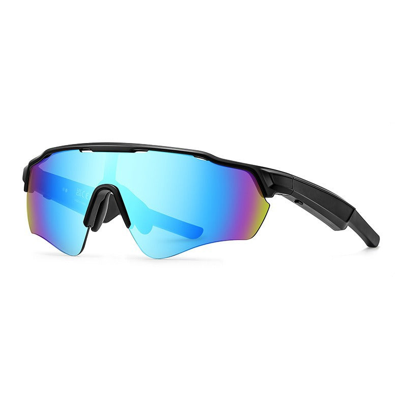 Unisex nan leichte Performance Sportbrille mit polarisierten UV-Schutzgläsern und rutschfestem Nasensteg Brehn