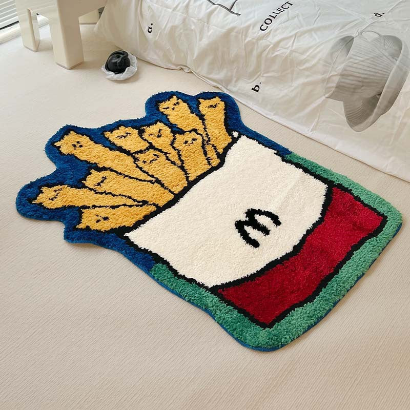 Monstera-Blatt-förmiger Teppich