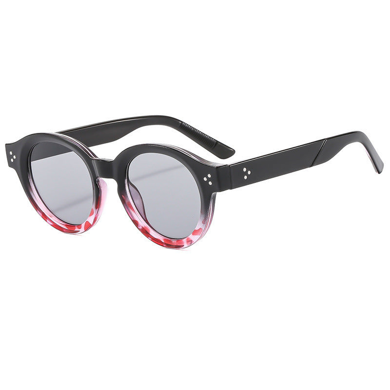 Damen modische Sonnenbrille mit klarem und strukturiertem Rahmen Brehn