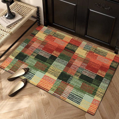 Vibrant Geometric Outdoor Teppich