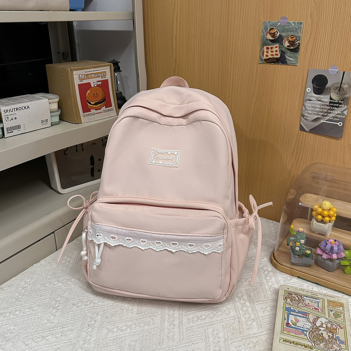 Stylischer kompakter Mini-Rucksack mit niedlichen Akzenten Brehn
