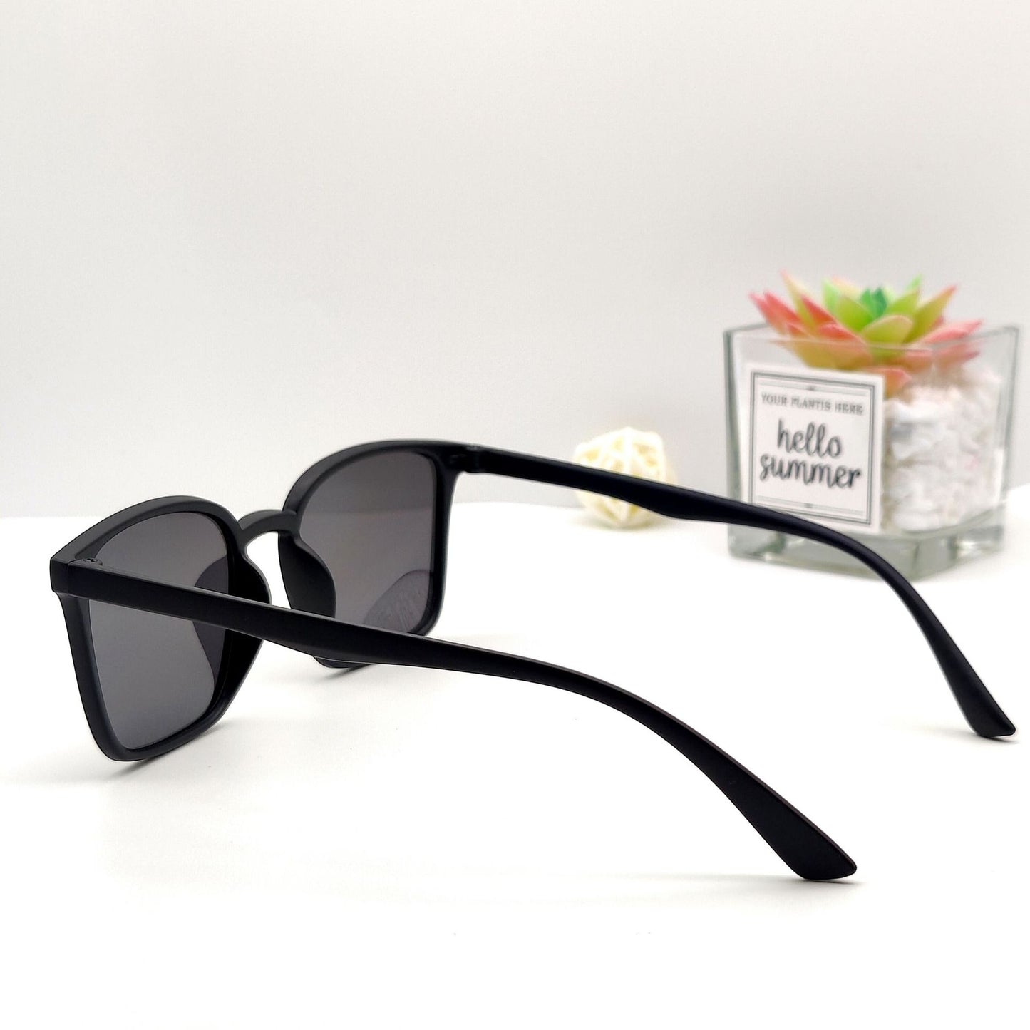 Damen vielseitige quadratische Sonnenbrille Brehn
