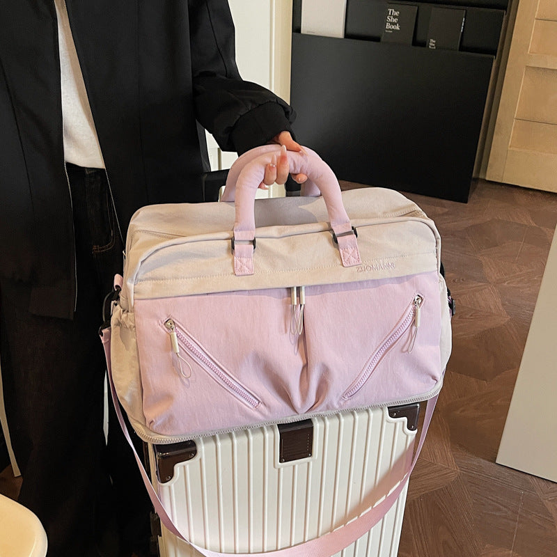 Stylische Laptop-Duffel-Tasche Mit Mehreren Fächern Brehn