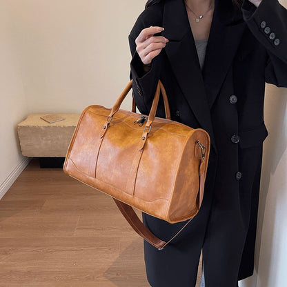 Luxuriöse Leder Reise-Tasche Brehn