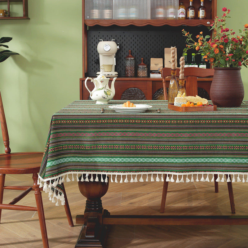 Elegante geometrische Muster Tischdecke