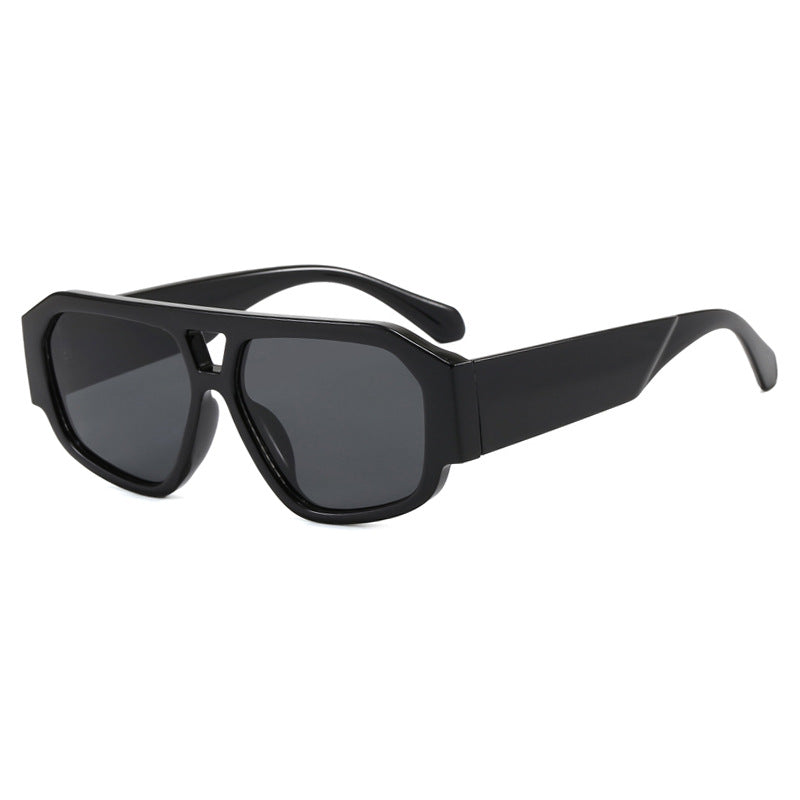 Damen Sonnenbrille mit auffälligem Octagon-Design und UV-Schutz Brehn