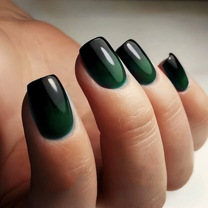 Stylische Ombre Druck-On Nagel Verbesserungen Brehn