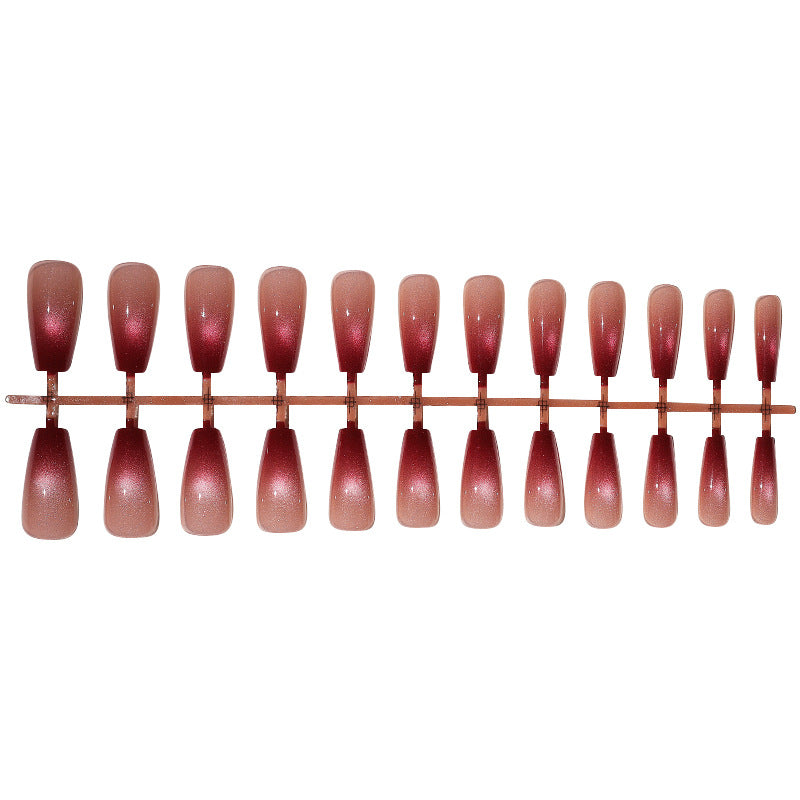 Gradient Ombré Press-On Nail Set Brehn