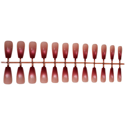 Gradient Ombré Press-On Nail Set Brehn
