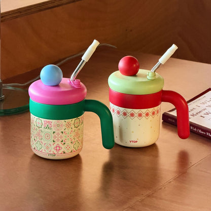 Damen verspielter Kaffeebecher Brehn
