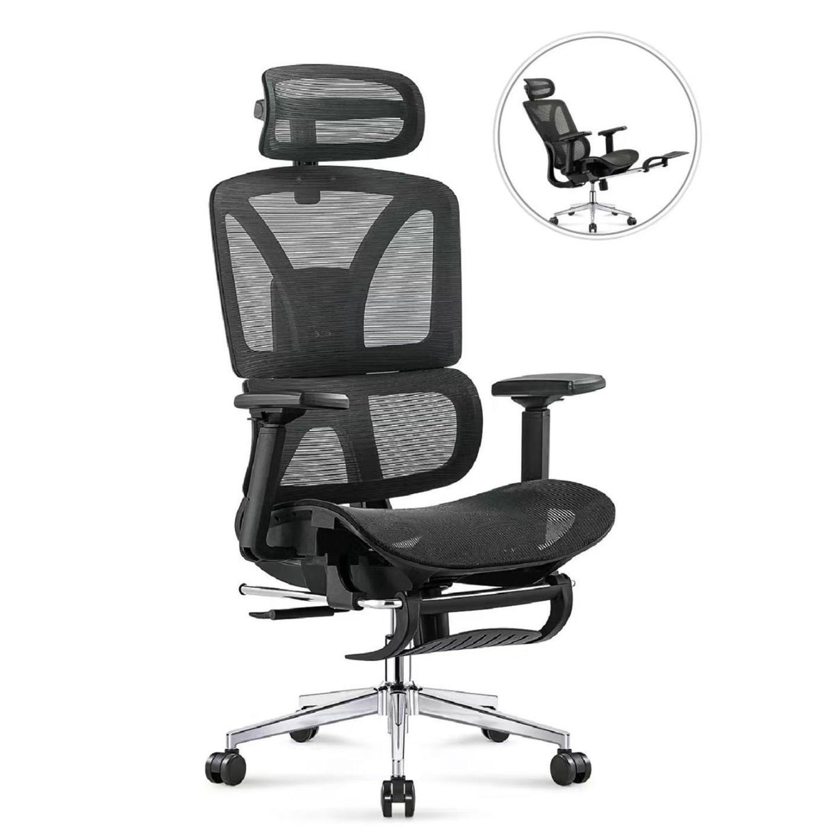 Ergonomischer Mesh-Bürostuhl Brehn