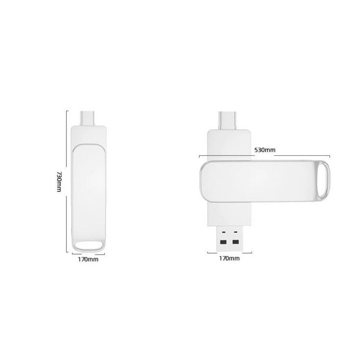 Dual-Connector USB OTG Flash Drive Brehn