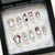 Halloween-Themen Gespensterdesign Press-On Nail Art Set Brehn