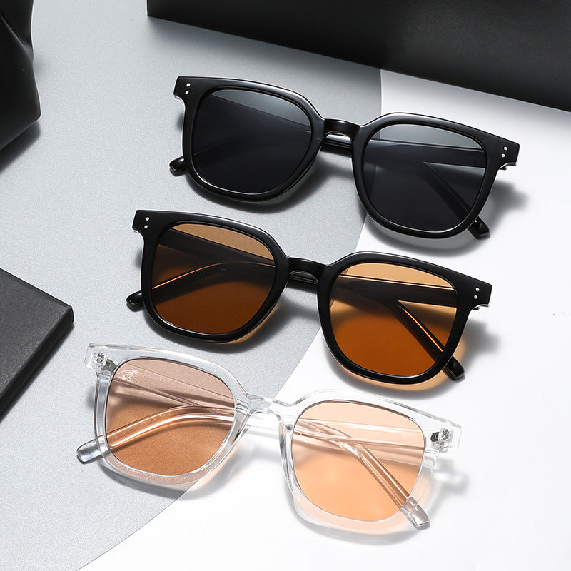 Damen Retro-inspirierte quadratische Sonnenbrille Brehn