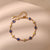 Floral Evil Eye Charm Fußkette Brehn