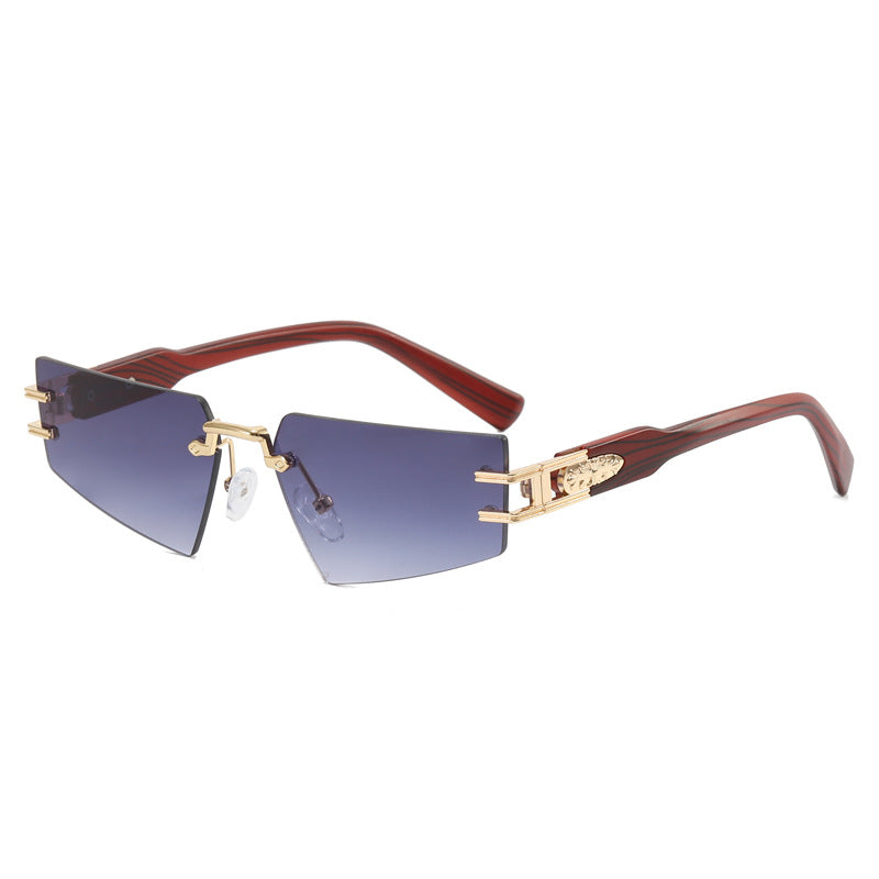 Damen modische Sonnenbrille mit eleganter quadratischer Rahmenkonstruktion und luxuriösen Details Brehn