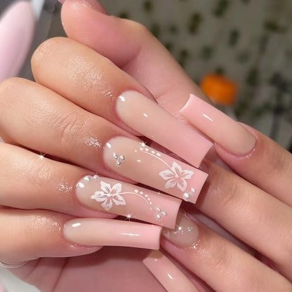 Florales Acryl-Nagelkunst-Set Brehn