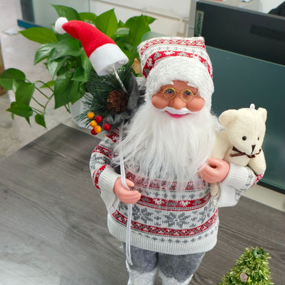 Plüsch Weihnachtsmütze mit Ohrenschutz