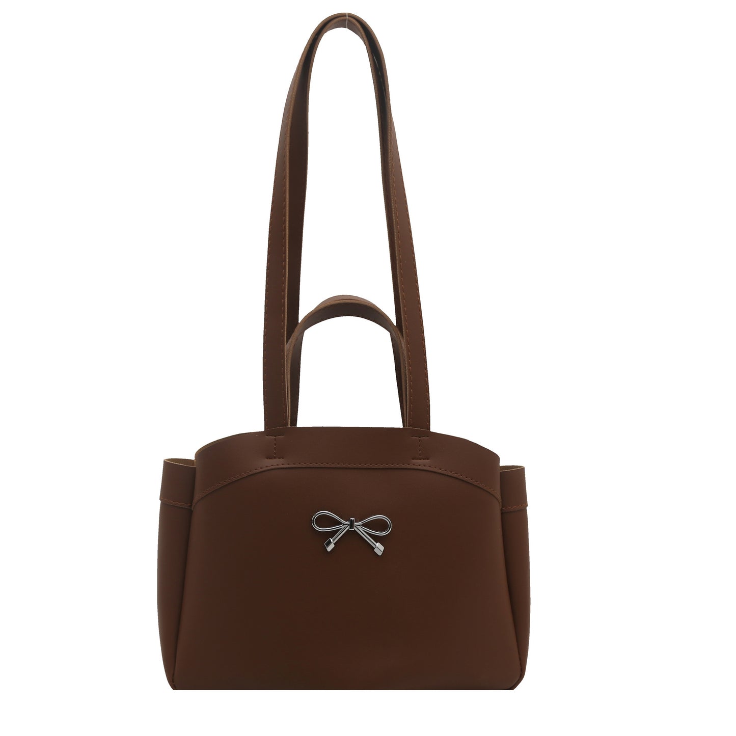 Elegante Bogen-Akzent Handheld Tote Bag Brehn