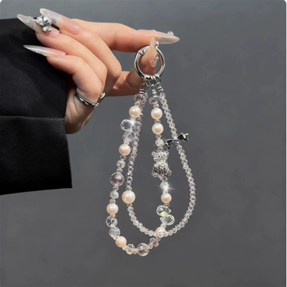 Elegante Perlen Charm Brillenband Brehn
