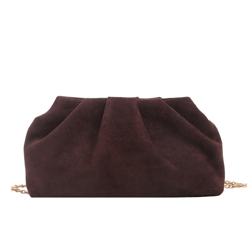 Elegante Wildleder Mini Schultertasche