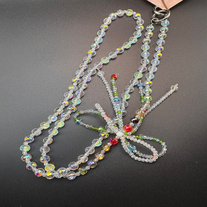 Multi-Strang Perlen Brille Halskette Brehn