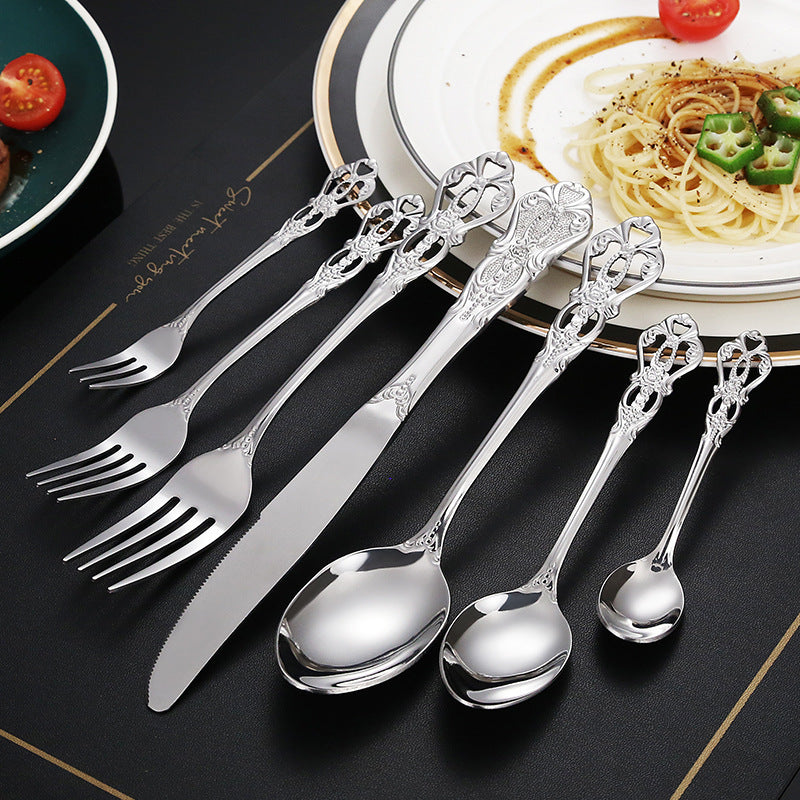 Elegante und Kunstvoll Gestaltete Salatgabel Brehn