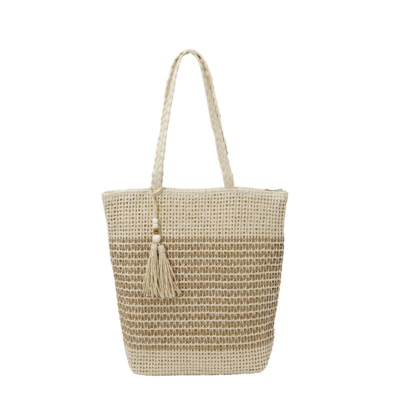 Elegante Geflochtene Strandtasche Brehn