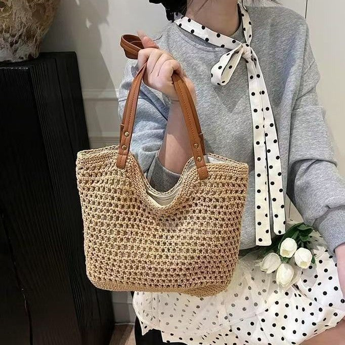 Netztasche mit Langlebigen Ledergriffen Brehn