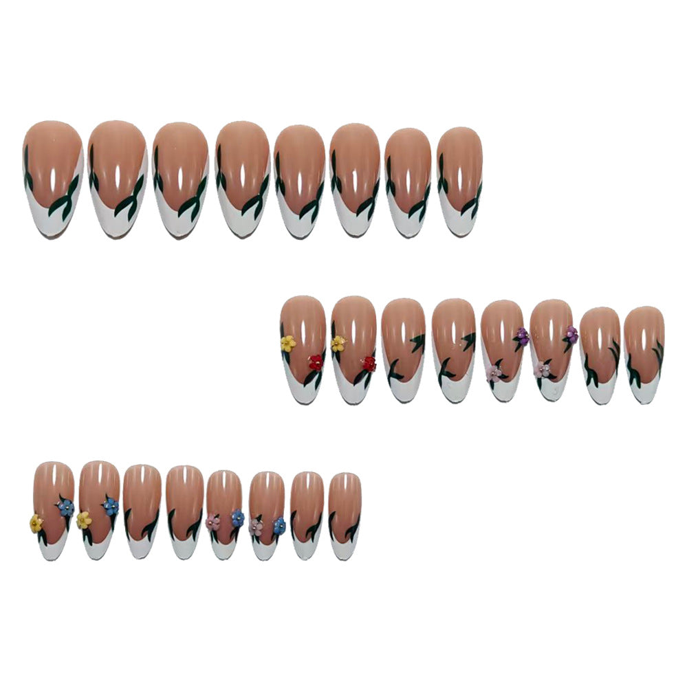 Kunstnagel-Set mit Floralem Design Brehn