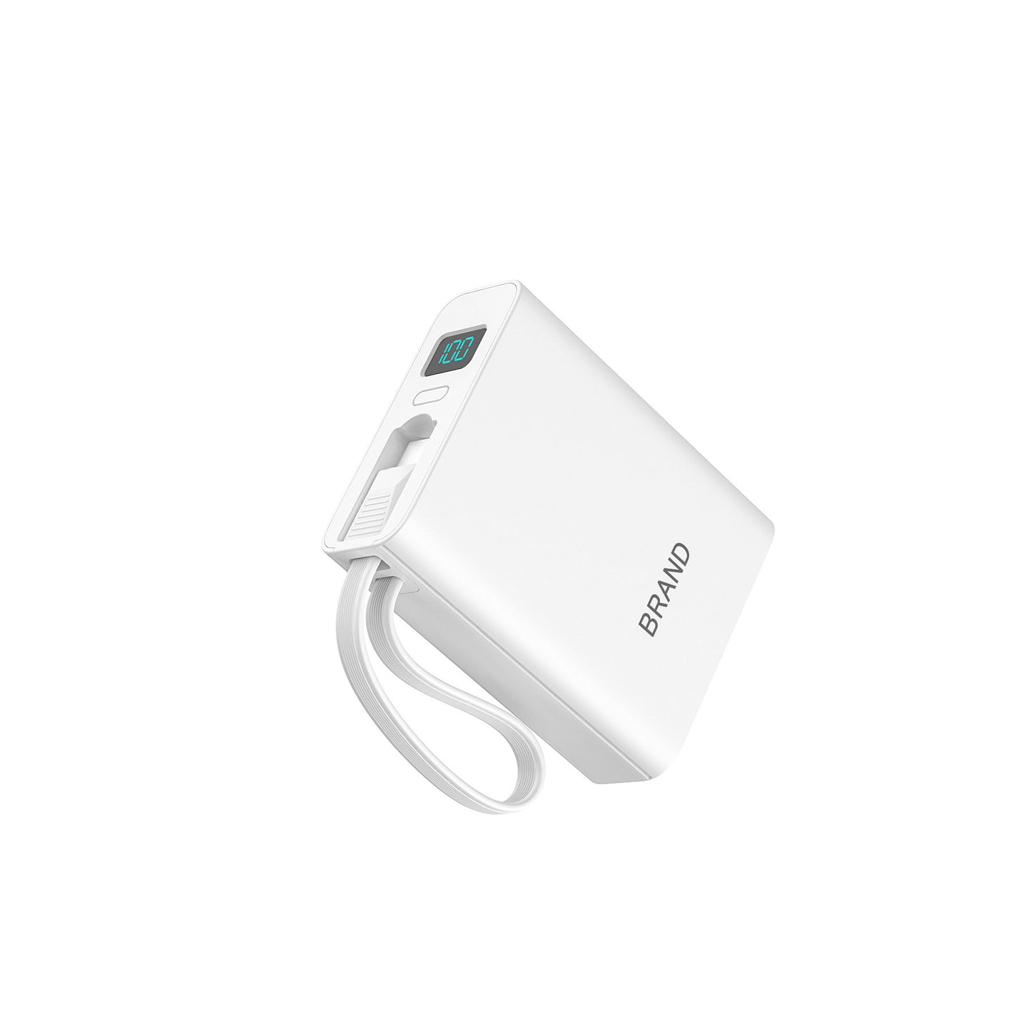 Tragbare Powerbank mit Integriertem Kabelmanagement und Schneller Ladefunktion Brehn