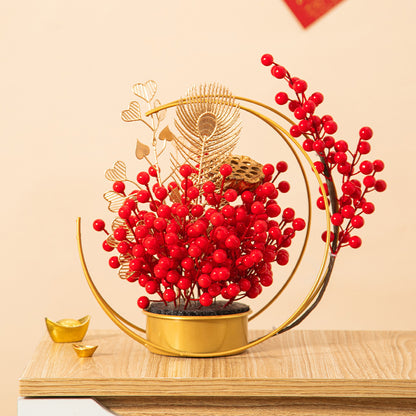 Künstlerische dekorative florale Skulptur